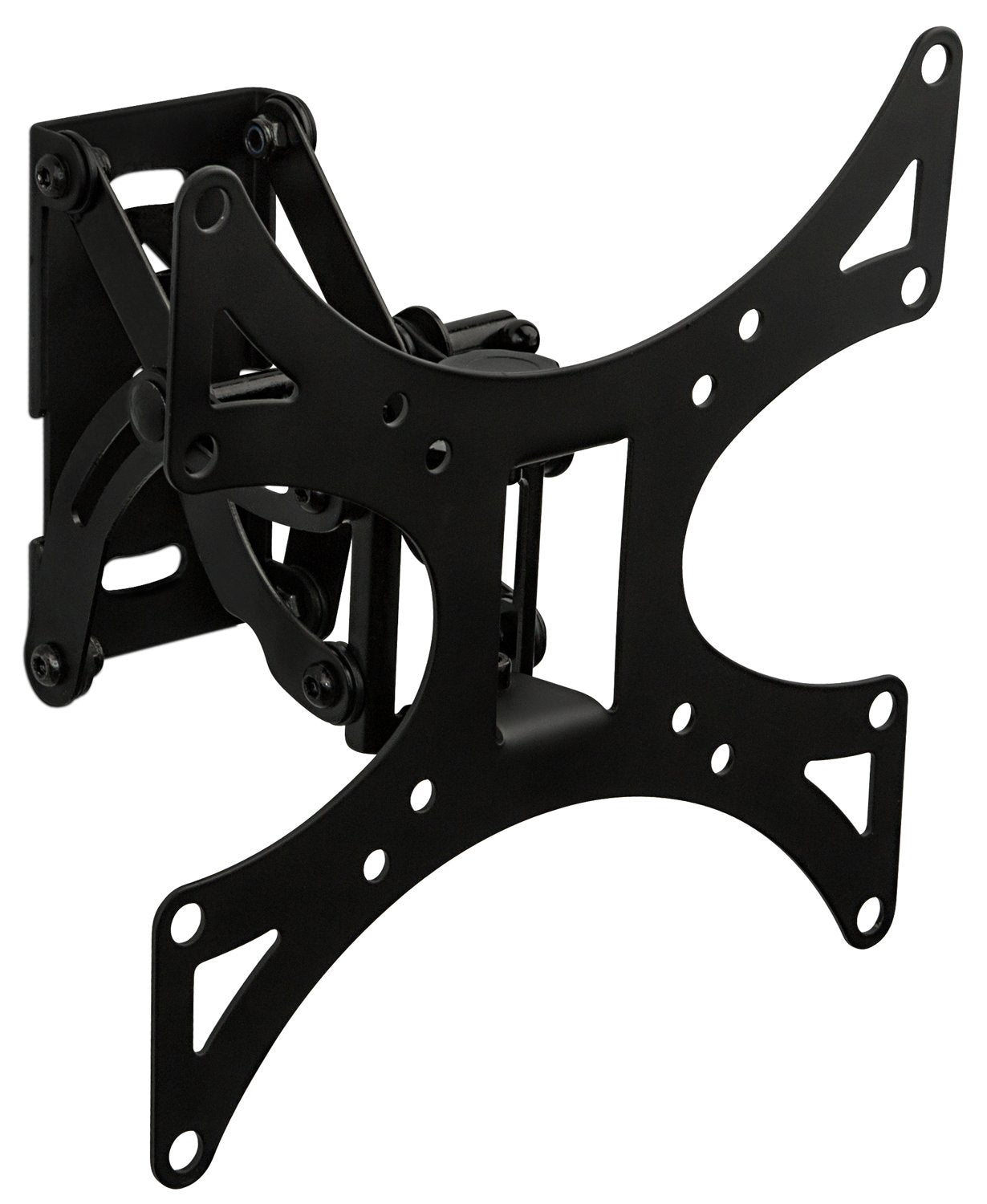 Mount-It Full Motion TV Wall Mount Bracket | Swivel, Tilt & Articulating Arm | VESA 75x75 to 200x200 | Single Stud Installation | Space-Saving TV