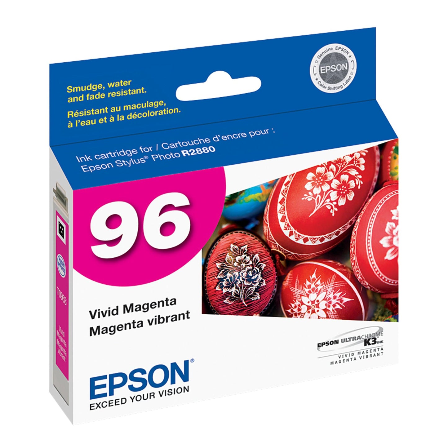 Epson T096320 Stylus Photo R2880 Printer UltraChrome K3 Ink Cartridge (Vivid Magenta)