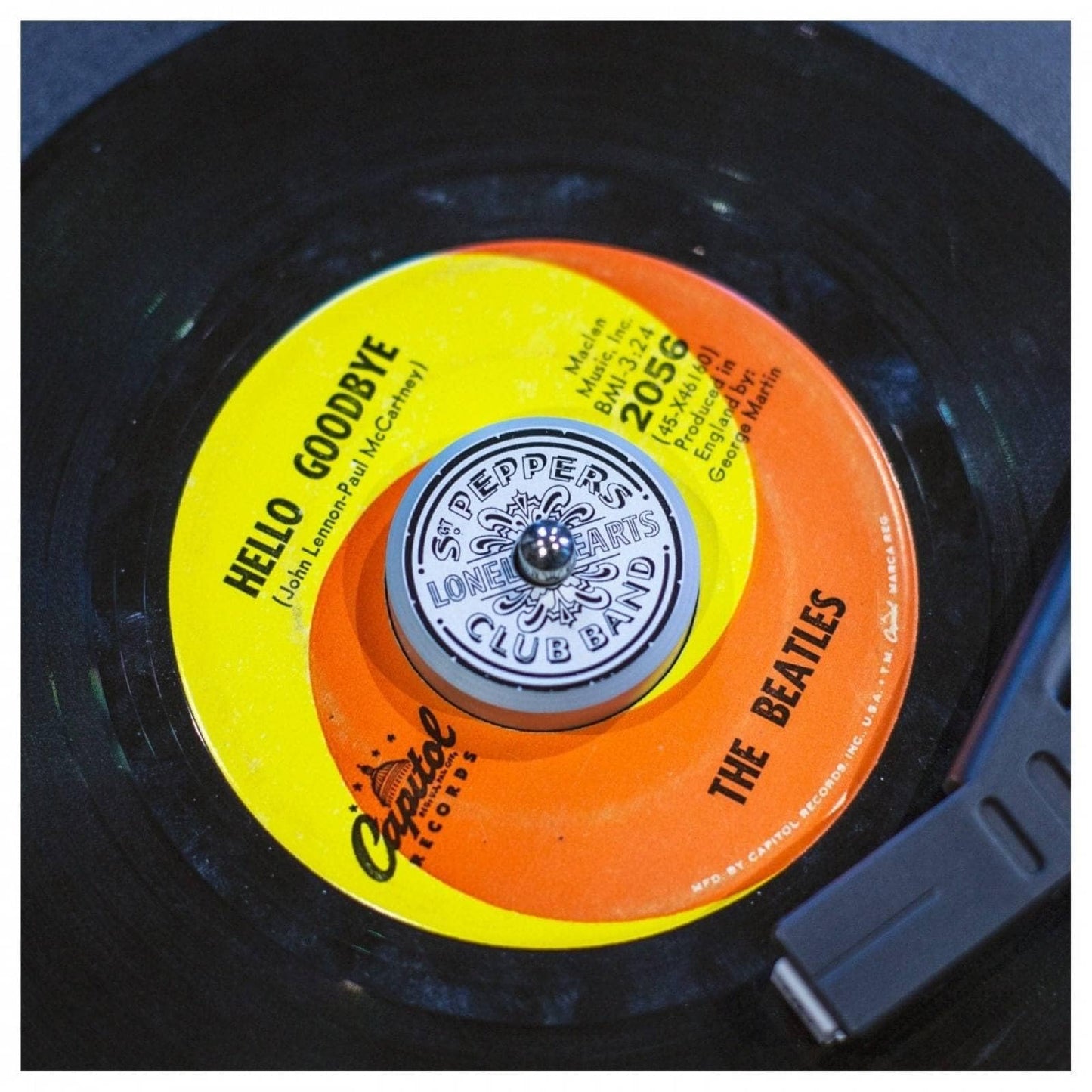 Crosley CR9100A-SP Aluminum 45 Adapter, The Beatles SGT. Pepper's