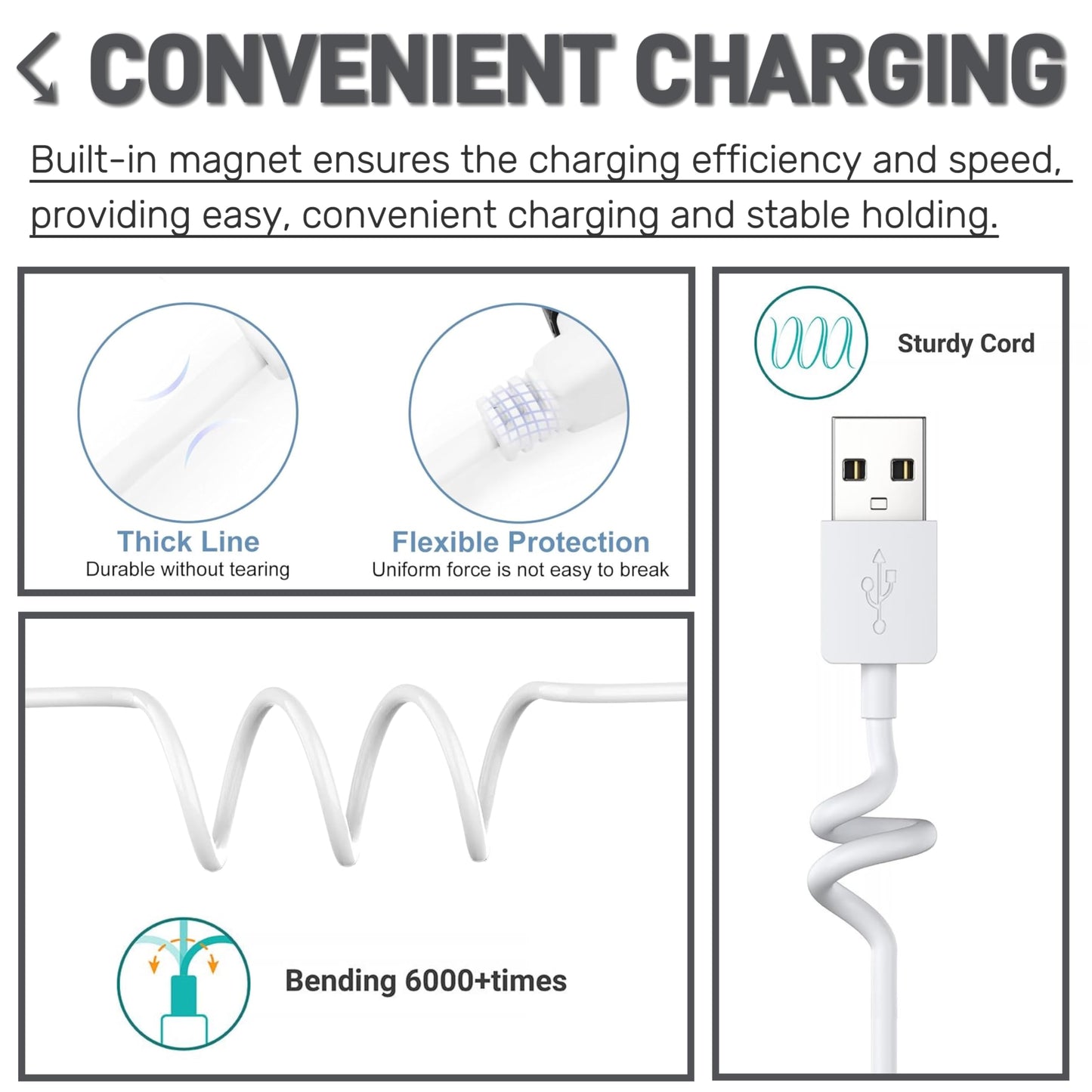 Qnanw 2-Pack Power Adapter Charger Cable Compatible with Ring Stick Up Cam Battery/Plug-in 3rd Gen/2nd Gen & Ring Pan Tilt Stick Up Camera