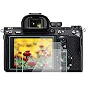 a7iii Screen Protector for Sony Alpha a7iii a7siii a7riv iii ii a7c Camera (3 Pack), WH1916 Tempered Glass Protective Film Anti-Dust Anti-Scrach