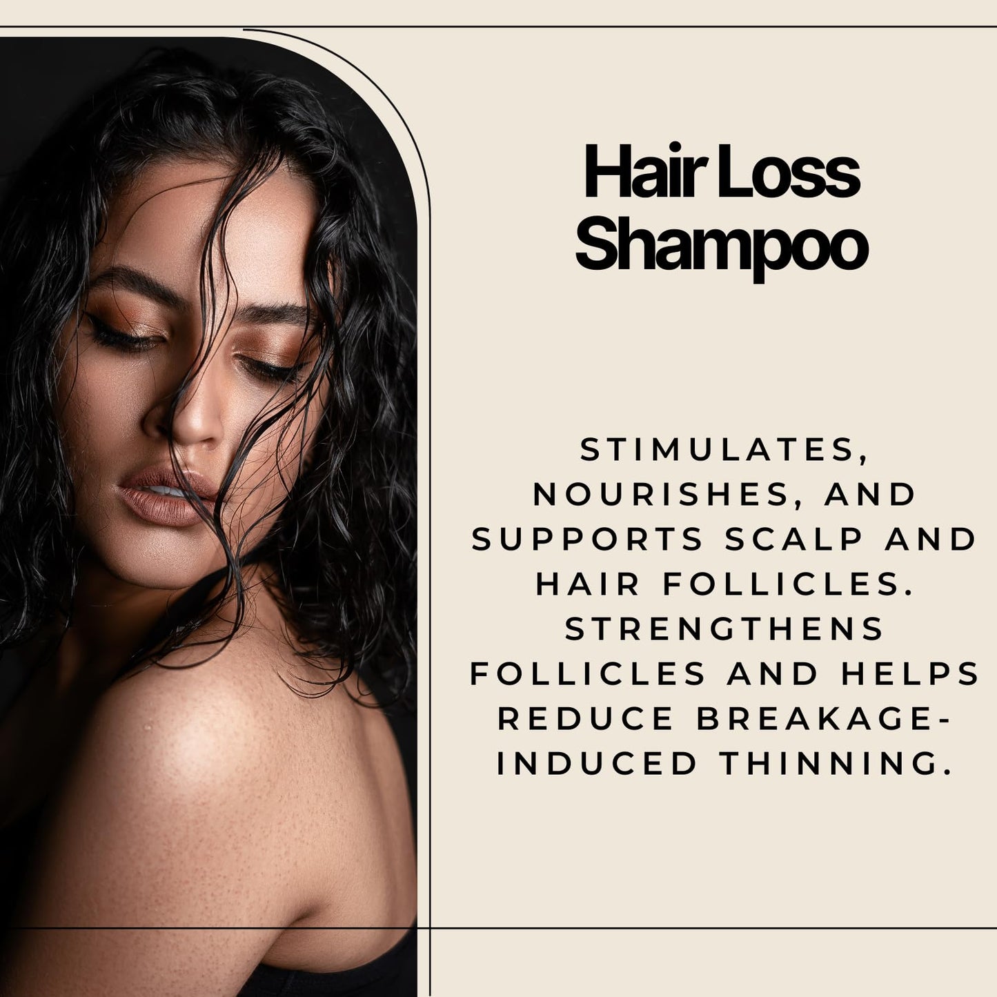 Ebony Medical Alopecia Areata Treatment Shampoo – Supports Hair Growth, Reduces Thinning, Strengthens Scalp Health – Natural & Vegan, 12 fl oz