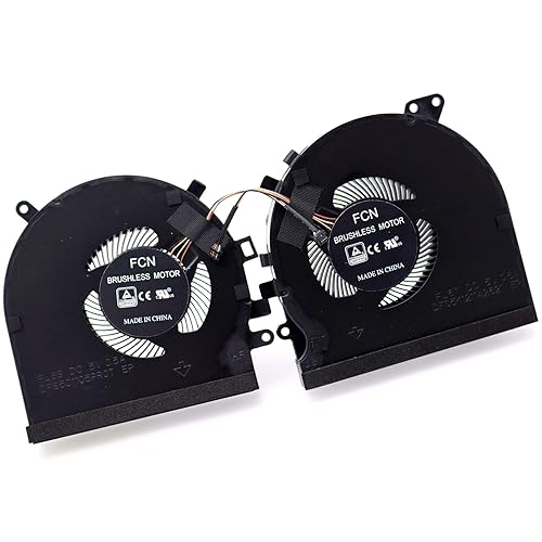 Deal4GO CPU Cooling Fan DFS501105PR0T FM5D w/GPU Cooler Fan DFS5K121142621 FLK7 for Razer Blade 15 GTX1060 RZ09-027 RZ09-0270 RZ09-0300