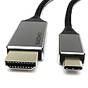 CGCWW USB C to HDMI Cable 3FT, 4K USB Type-C to HDMI Ports Nylon Braided Cable for Home Office
