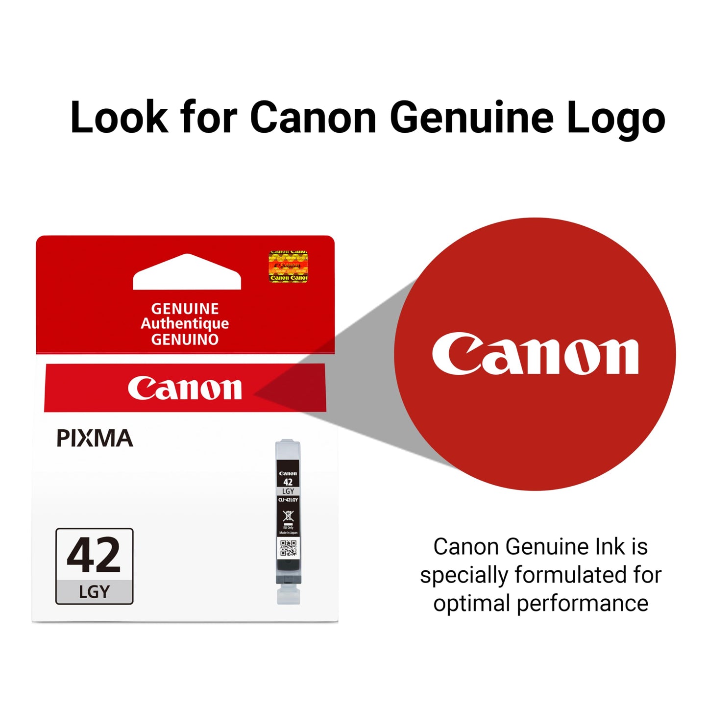 Canon CLI-42 Genuine Light Gray Ink Tank, Compatible with PIXMA PRO-100 Printers