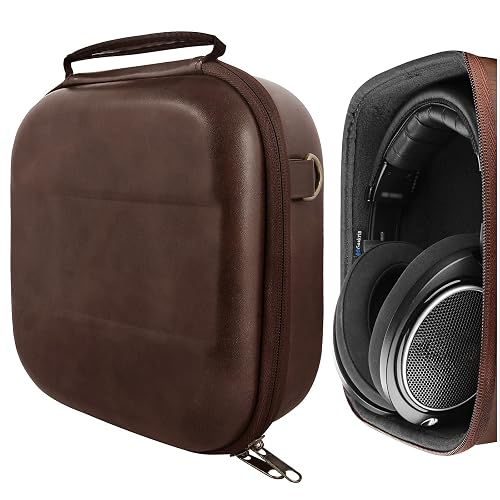 Geekria Shield Headphones Case Compatible with Sennheiser HD 550/505/599/598/560S/559/558/555/400 Pro, Replacement Hard Shell Travel Carrying Bag