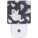 KXWQTRDD Halloween Ghosts Funny Night Light Plug into Wall,Night Lights with Dust to Dawn Sensor,Auto Turn on and Off,Glow Nightlight