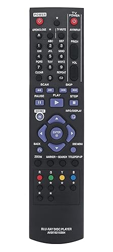 AKB73215304 Replaced Remote fit for LG Blu-ray Disc Player Bd640c Bd640 BD6451DN