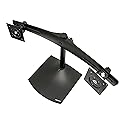Ergotron DS100 Dual-Monitor Desk Stand, Horizontal, Black