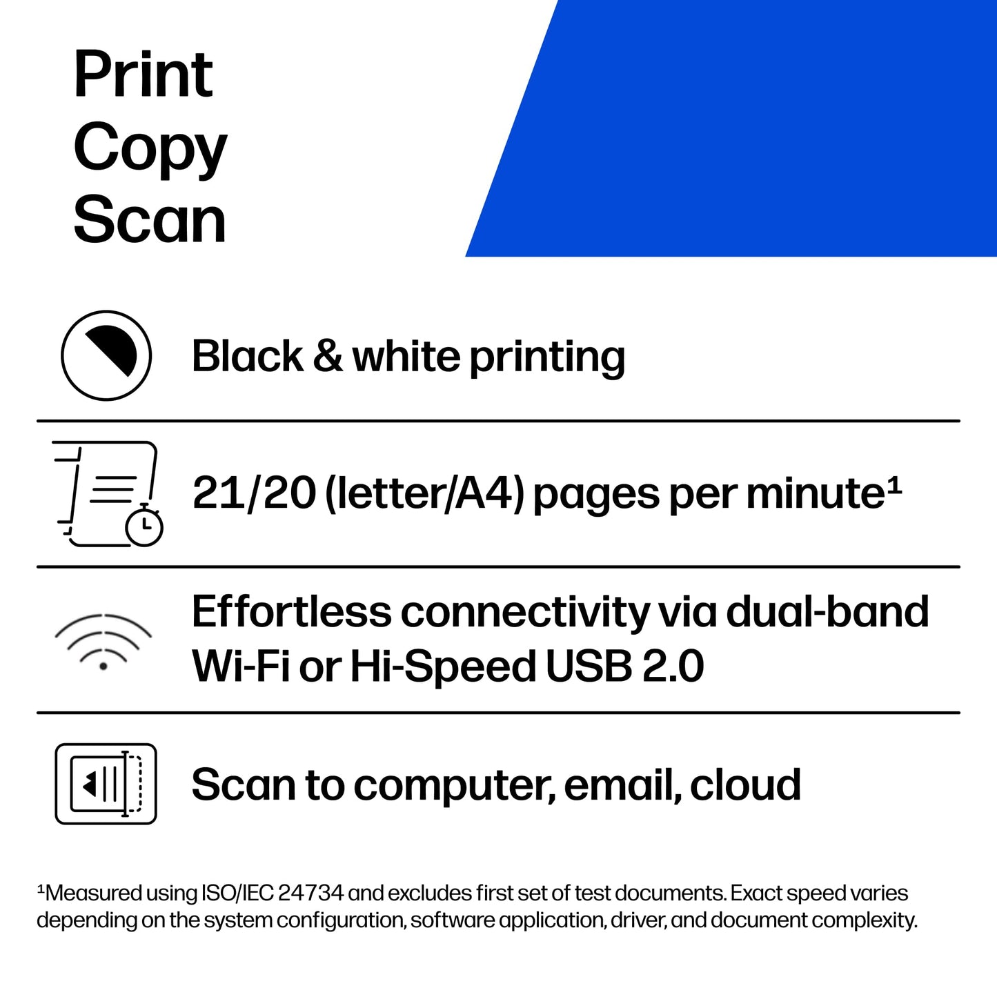HP Laserjet MFP M140w Wireless Black & White Printer, Print, scan, Copy, Fast speeds, Easy Setup, Mobile Printing, Best-for-Small Teams