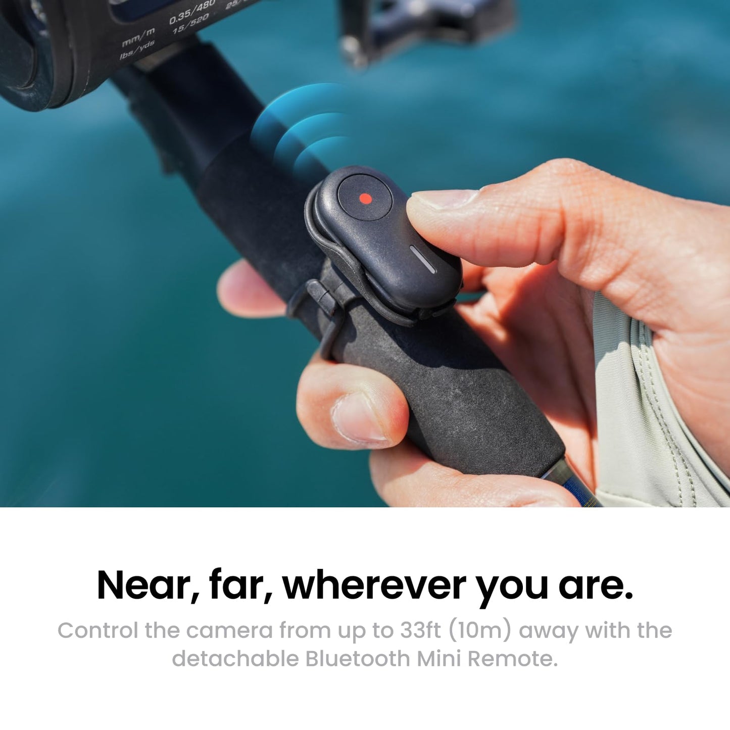 Insta360 FOMO Power Handle with 6100mAh Battery, Mini Remote, Foldable Quadpod, Pre-Recording Support for X5, X4, X3, X4 Air, Travel Vlogging, Outdoor
