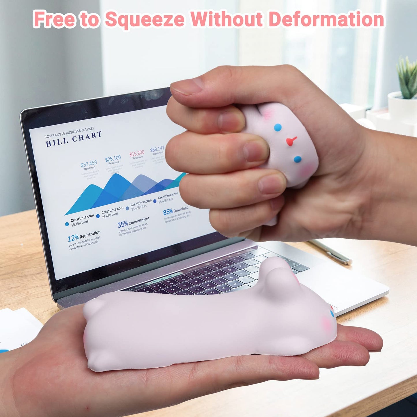 Small Wrist Rest Mouse Pad for Mouse, Mini Cute Ergonomic Cartoon Mousepad Memory Foam Design Animal Shape Wrist Support Pillow Rest Cushion Mat