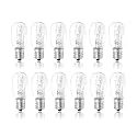 Mandala Crafts 120v 7w Night Light Bulbs Dimmable Himalayan Salt Lamp Bulbs - 12 C7 Bulbs E12 Small Bulbs for Christmas Village Light Bulbs Inflatable