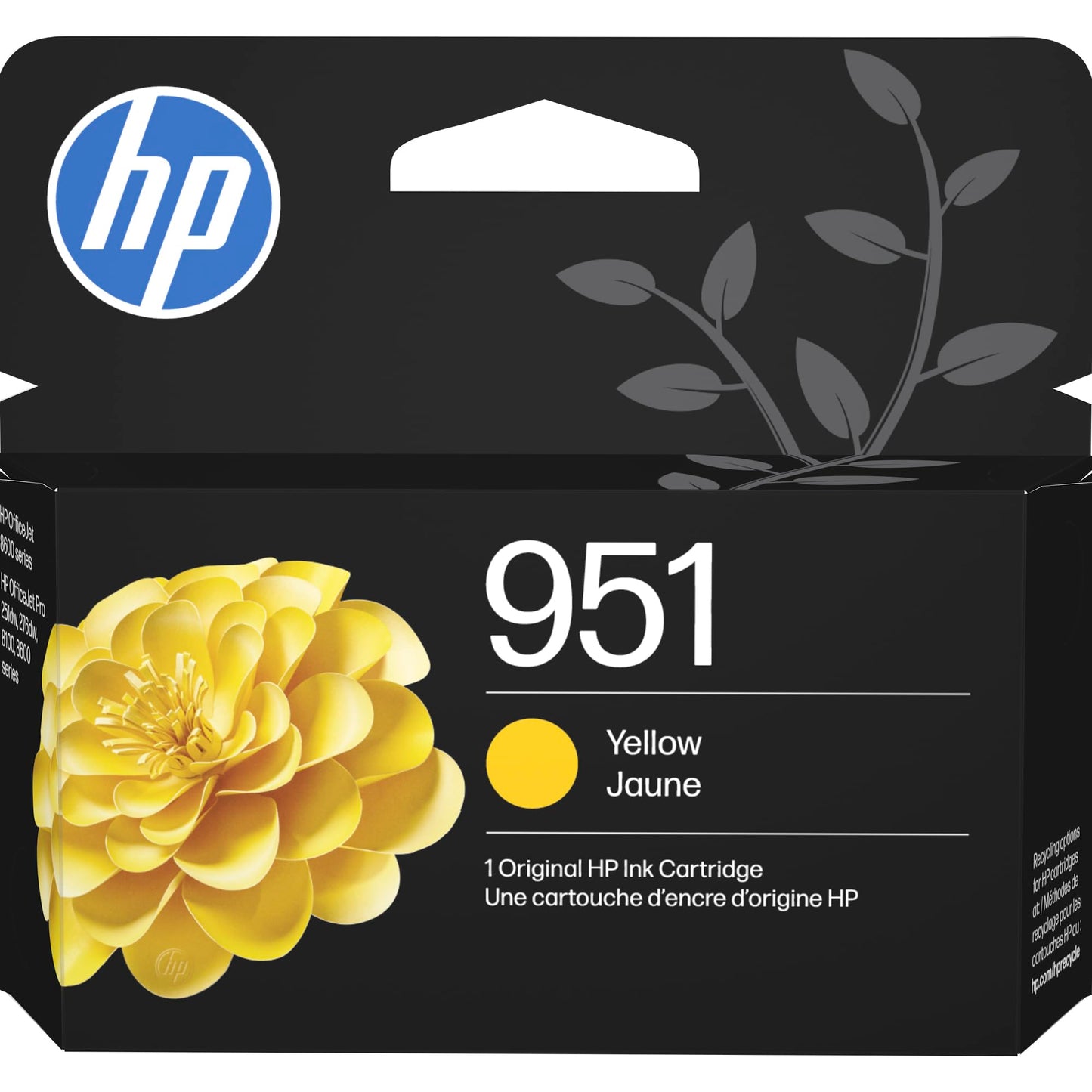 HP 951 Yellow Ink Cartridge | Works with OfficeJet 8600, OfficeJet Pro 251dw, 276dw, 8100, 8610, 8620, 8630 | Eligible for Instant Ink | CN052AN