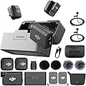 DJI Mic Mini (2 TX + 1 RX + Charging Case) Wireless Lavalier Microphone, Ultralight, Noise Cancelling, Up to 48-Hour Battery Life Bundle with 2 x Deco