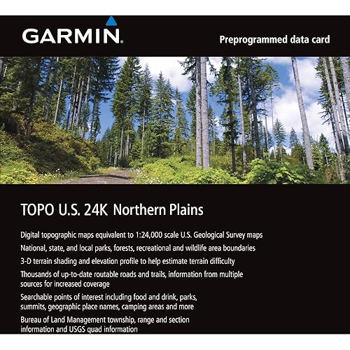 Garmin TOPO! 2009 Northern Plains/North Dakota/South Dakota/Minnesota/Nebraska/Iowa Map microSD Card
