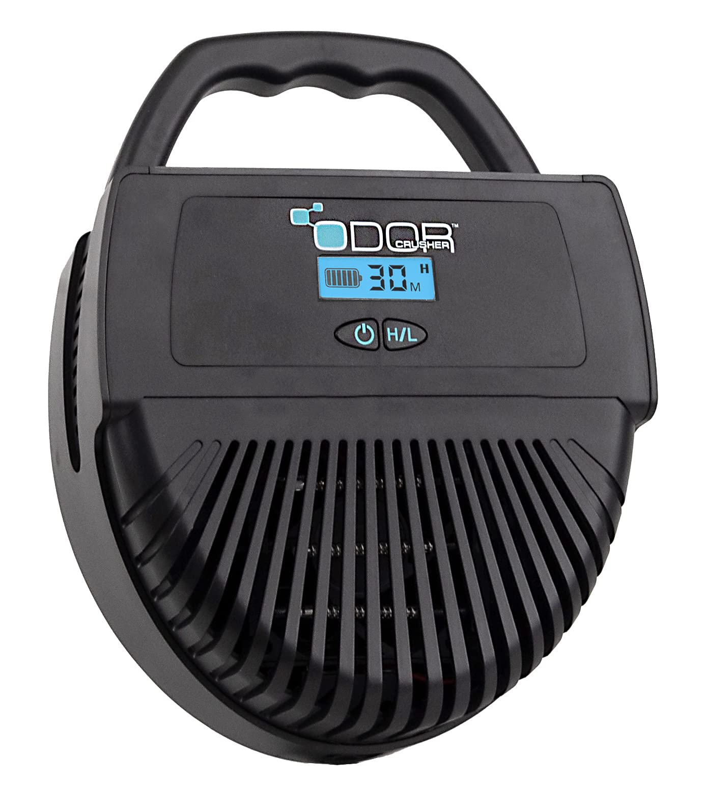 Odor Crusher - Portable Clean Odor Eliminator, Adjustable Power Settings & Custom Cycle Times, Compact size 9" x 7.15" x 3.5", Wall-Mountable