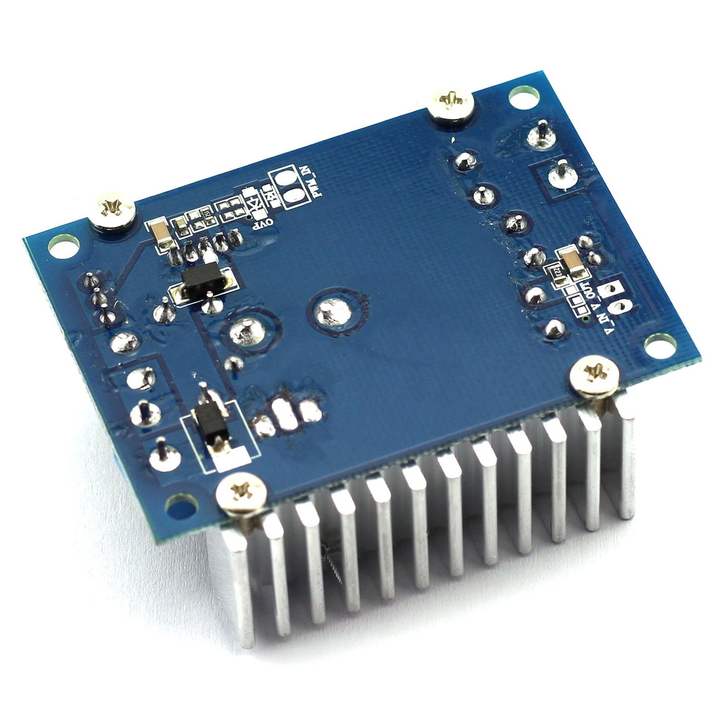 DZS Elec 12A DC-DC Step Down Buck Converter Low Ripple with Heat Sink 4.5V-30V to 0.8V-30V Vehicular Voltage Regulator