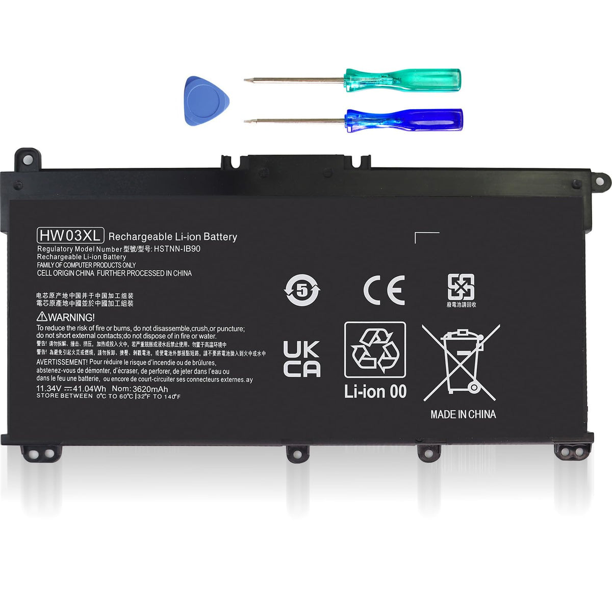 41.04Wh HW03XL L97300-005 Battery Replacement for HP Pavilion 15 15-EG 15-EH 17-CN 17-CP 15-eg0000 15-EG0073CL 15-EG0053CL 15t-eg100 15-eh1xxx