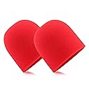 LEFXMOPHY Red Windscreen for Logitech G Yeti GX Dynamic RGB Gaming Microphone Replacement Pop Filter Mic Foam Cover