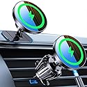 Kaistyle for MagSafe Car Mount Charger?Stronger Magnets?Magnetic Wireless Car Charger with Dashboard Pad Mounting Phone Holders for Your Car