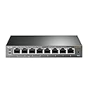 TP-Link TL-SG108PE V3 | 8 Port Gigabit PoE Switch | Easy Smart Managed | 4 PoE+ Ports @64W | Plug & Play | Sturdy Metal w/ Shielded Ports | Fanless |
