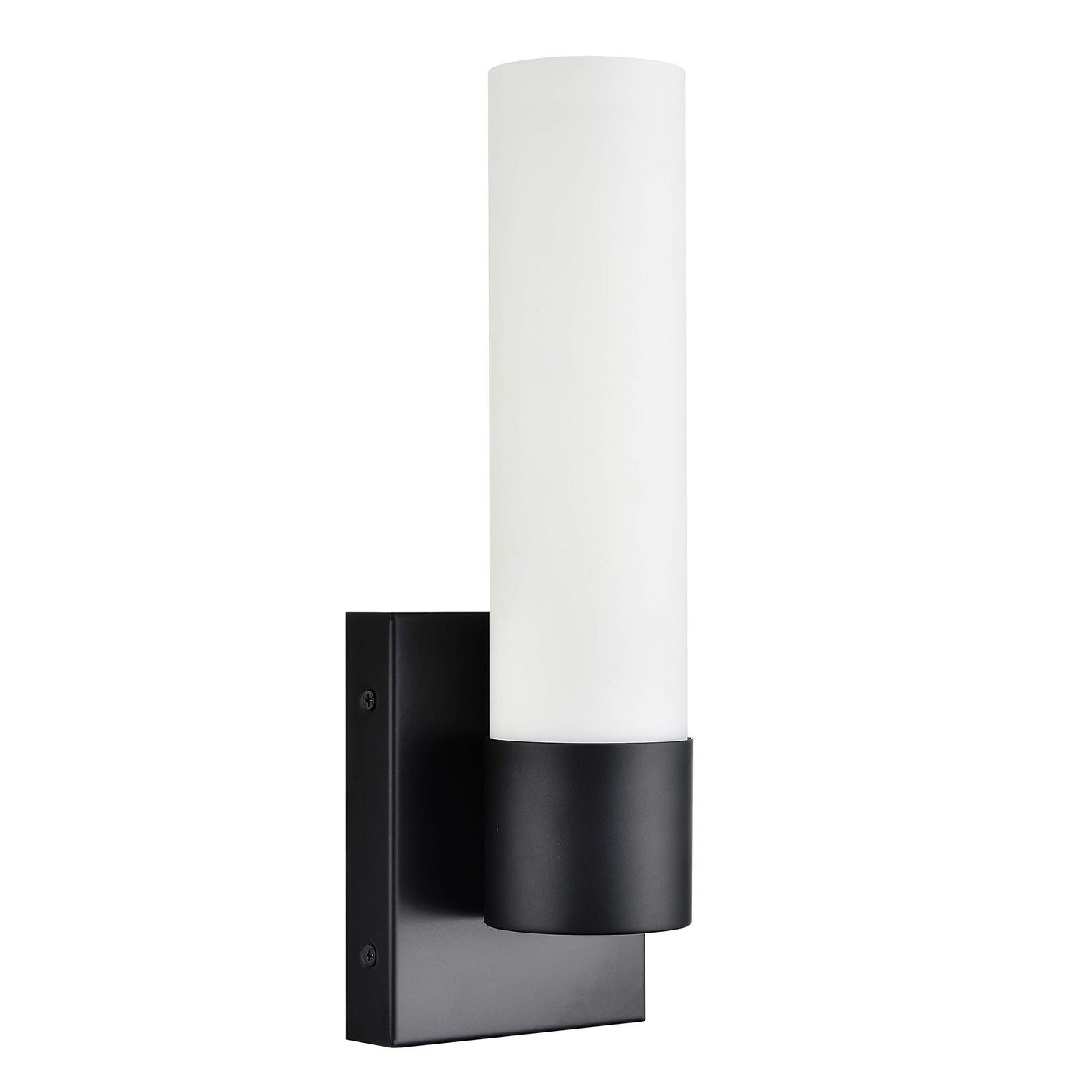 Linea di Liara Matte Black Wall Sconce Lighting Perpetua Bathroom Sconce Light Vanity Glass Tube Wall Sconce Up Light Modern Farmhouse Bedroom