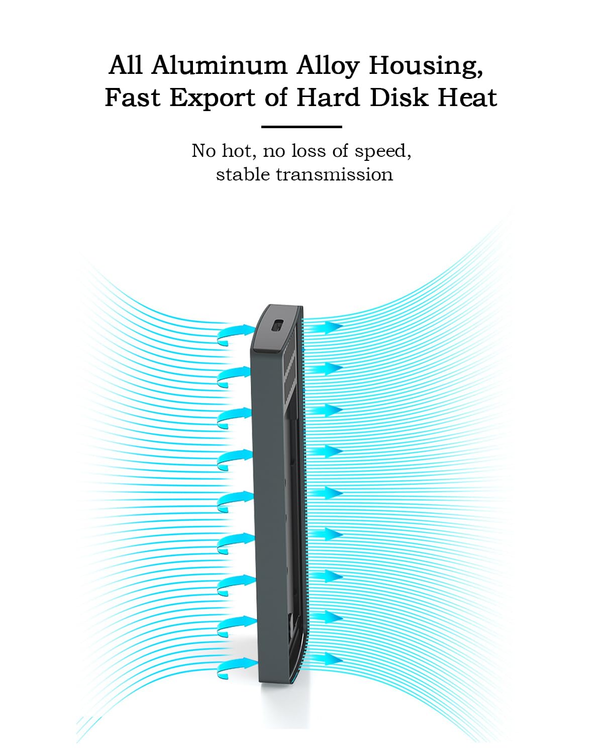 GOMAMIDADI Dual Protocol M.2 SSD Enclosure NVMe/NGFF- 10Gbps USB C 3.1 Tool-Free External Aluminum Alloy SSD Case, 2230/2242/2260/2280 M2 SSDs Drive