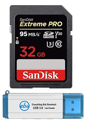 SanDisk 32GB Extreme Pro SDHC Class 10 UHS-I High Speed Memory Card for Sony a1 & Sony Alpha Series Cameras (SDSDXXG-032G-GN4IN) Bundle with (1)