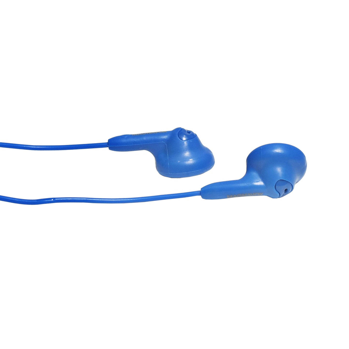 Magnavox MHP4820M-BL Gummy Earbuds with Microphone in Blue | Available in Pink, Purple, White, Black, & Blue | Earbuds Gummy | Extra Value Comfort…
