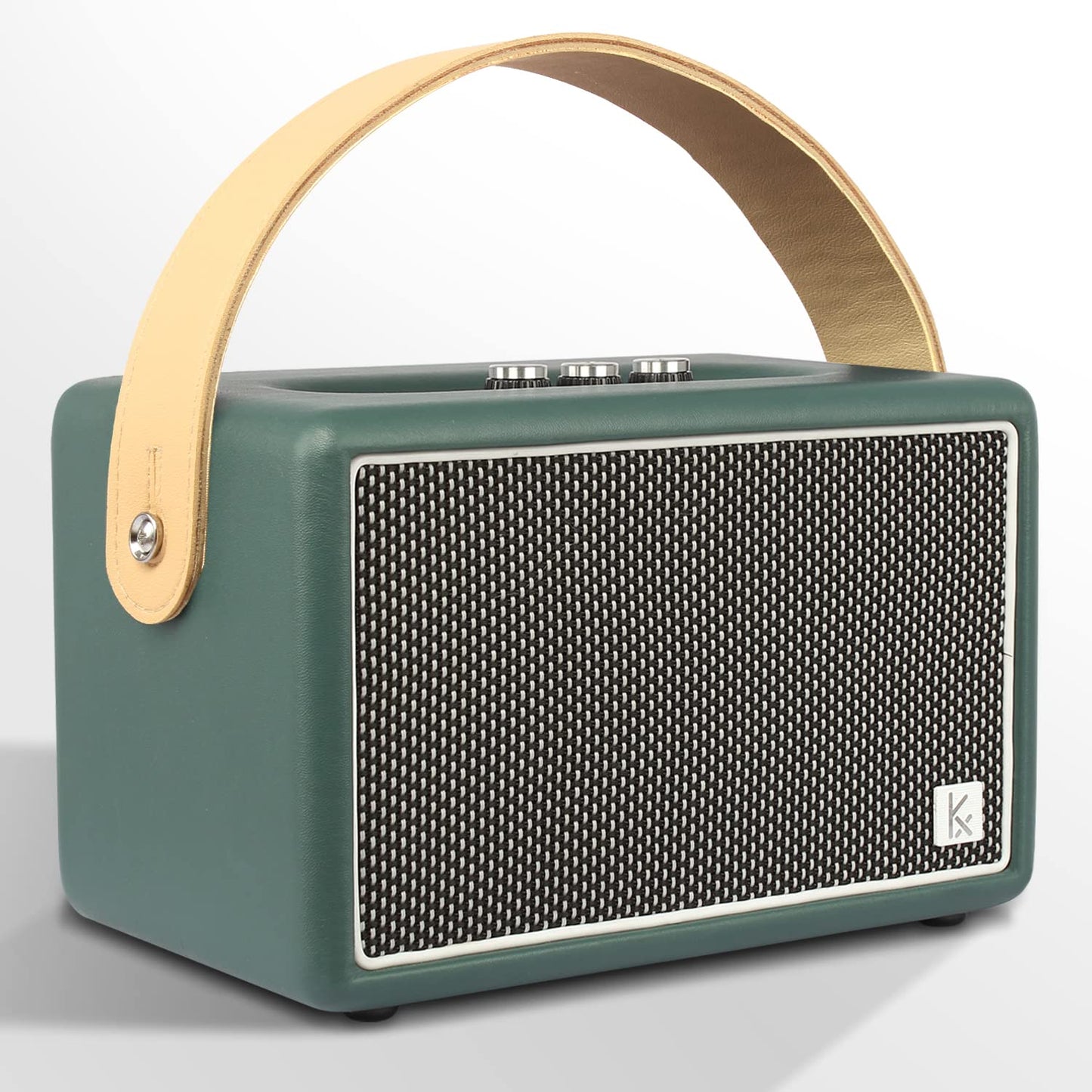 KONEX Bluetooth Speaker, Vintage Bluetooth Speaker, Portable Bluetooth Speaker, Equipped with Bluetooth 5.1, Home Bluetooth Speaker, 20H Long