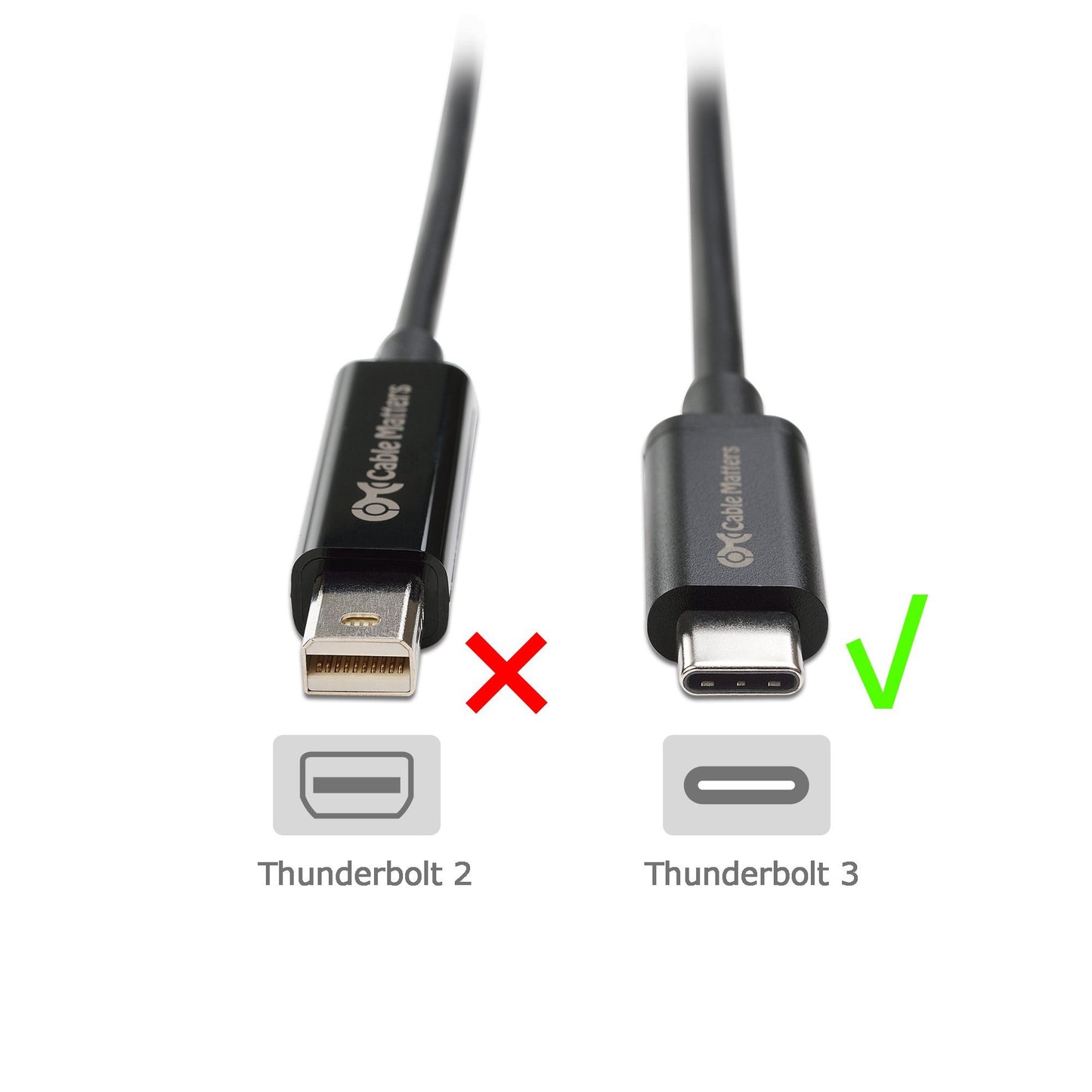 Cable Matters USB C to SATA Adapter (USB-C to SATA Gen 2 10Gpbs) Thunderbolt 4 / USB4 / Thunderbolt 3 Port Compatible - 10 Inches