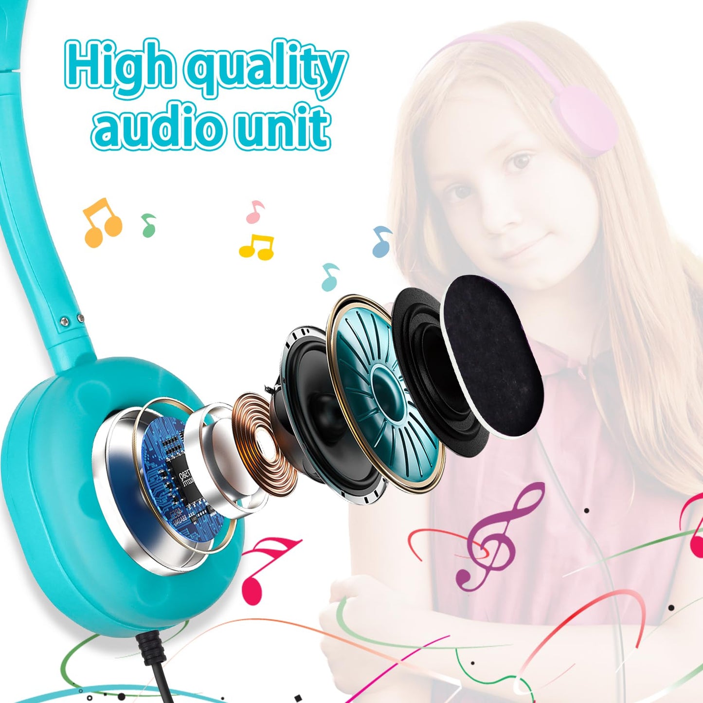 TJZXGUI Headphones Bulk 24 Pack for Classroom School,Wholesale Earphones Class Set for Students Teens and Adult Multi Color (12 Colors)