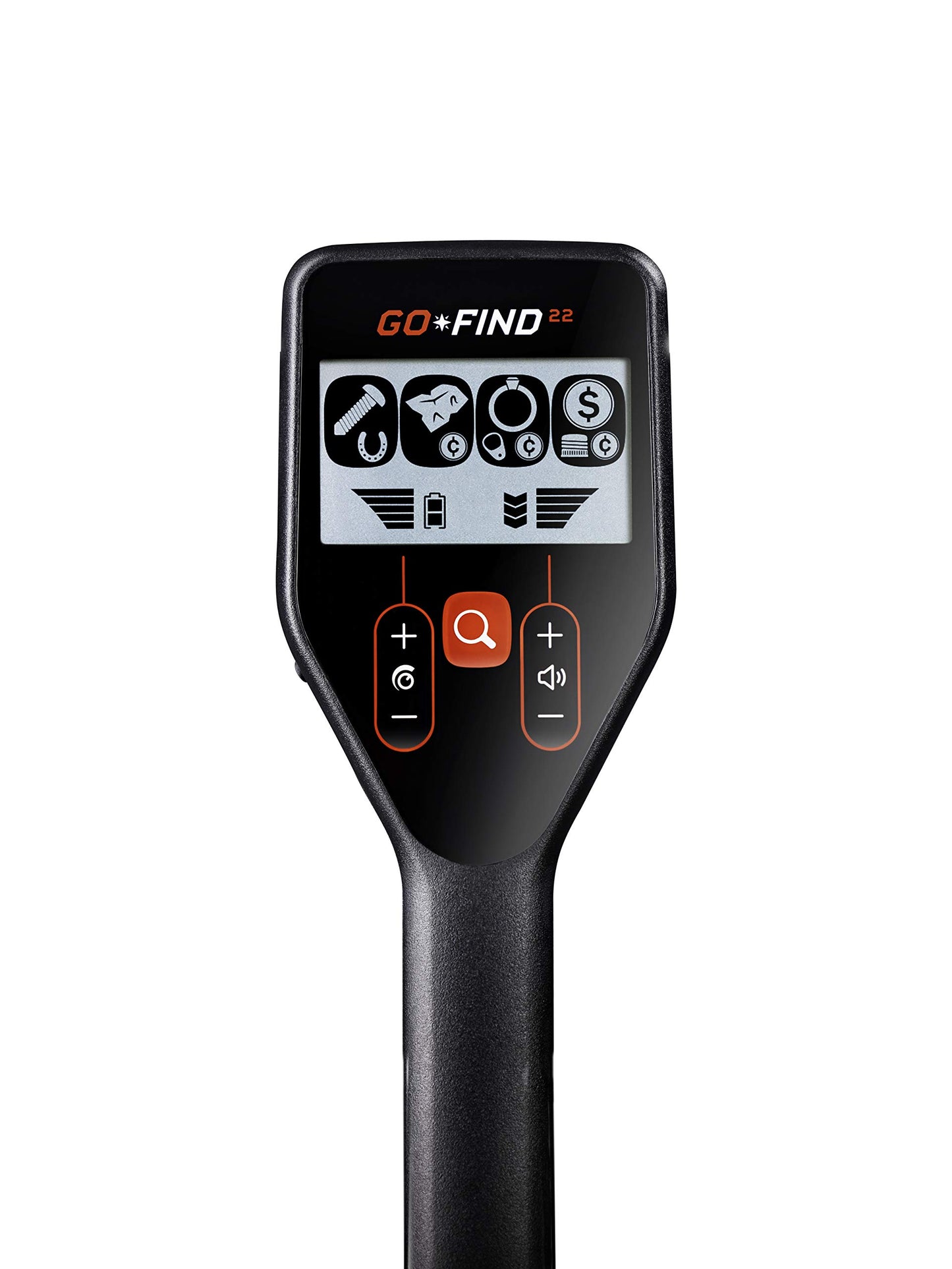 Minelab GO-FIND 22 Ultra-Light Collapsible Metal Detector for Adults & Kids with 8" Waterproof Coil
