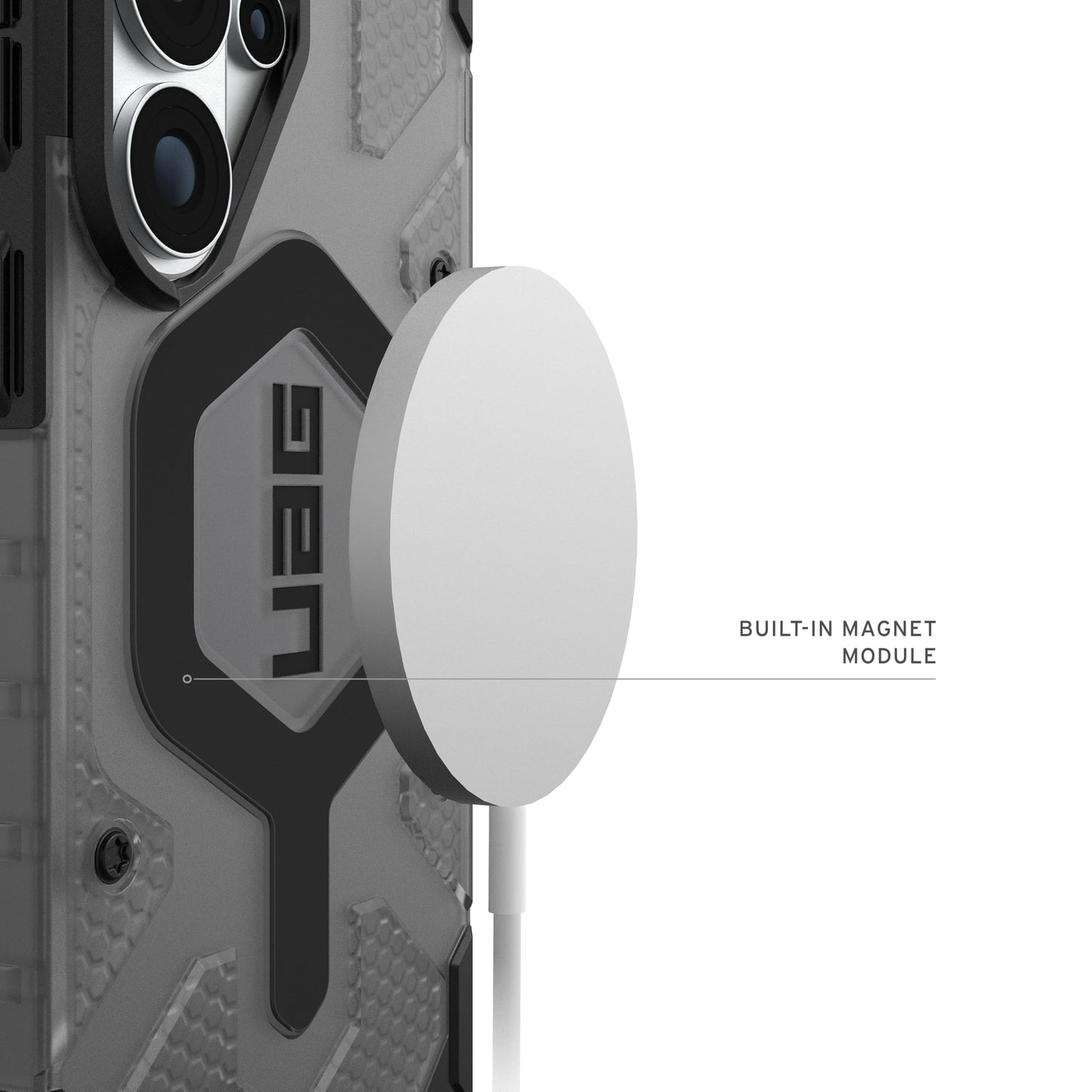URBAN ARMOR GEAR UAG for Samsung Galaxy S26 Ultra Case 6.9" Pathfinder Clear - Magnetic Charging Compatible Transparent Rugged Military Drop Tested
