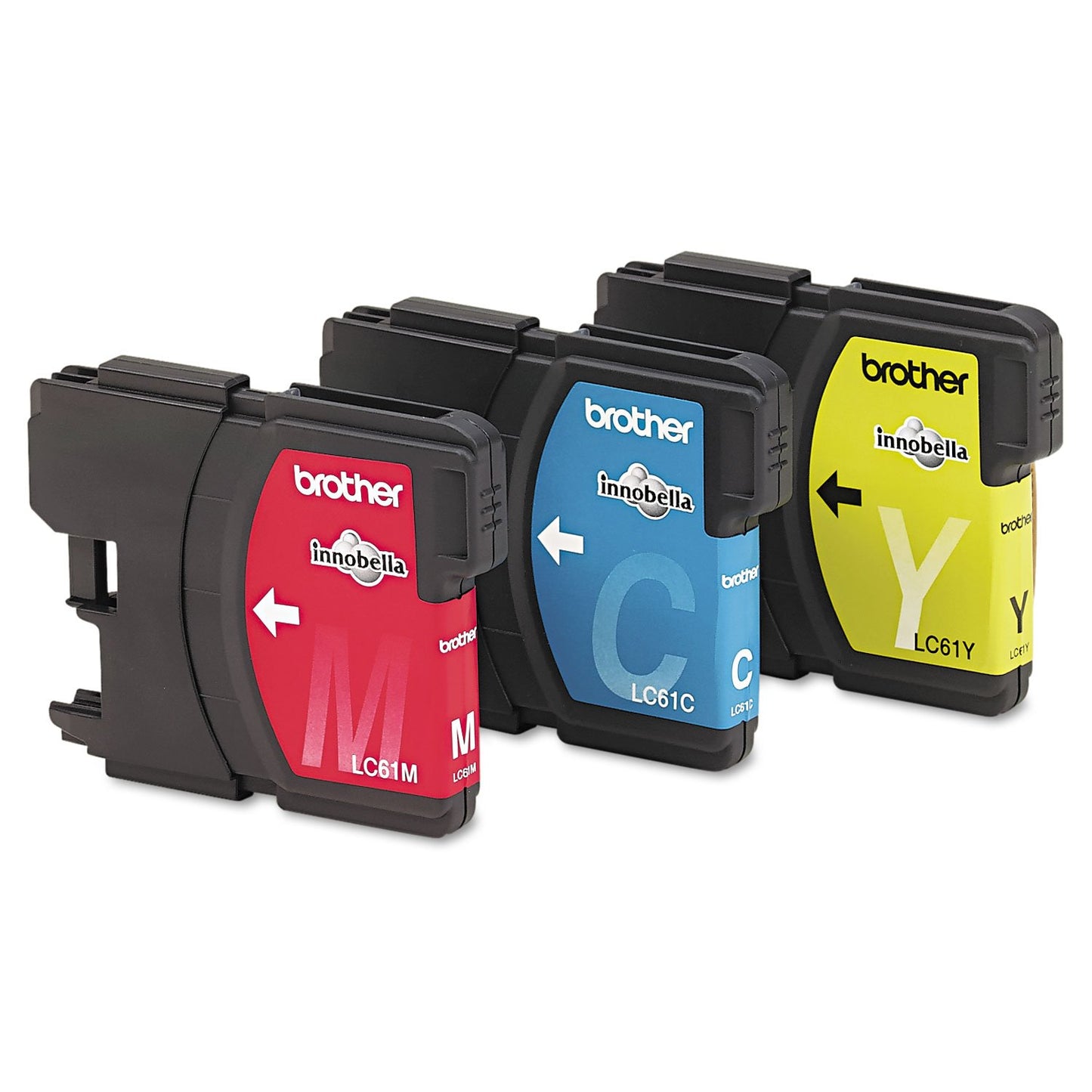 Brother Genuine Standard Yield Color Ink Cartridges, LC613PKS, Replacement 3 Pack of Color Ink, Includes 1 Cartridge Each of Cyan, Magenta & Yellow