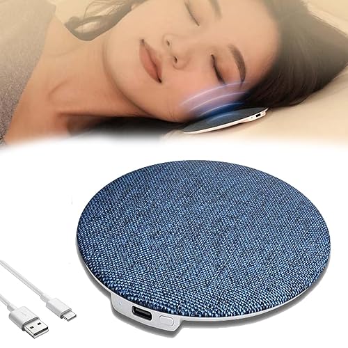 enorfume Sleeping Speaker Under Pillow, Mini Portable Wireless Bluetooth Sleep Pillow for Deep Sleeping, Ultra Thin Sleep Aid with White Noise
