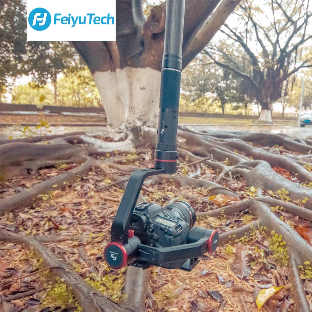 FeiyuTech 10.8" (275mm) Carbon Fiber Extension Pole - Lightweight, Durable with 1/4"-20 Screw, Compatible with Camera Gimbals, Tripods & Monopods