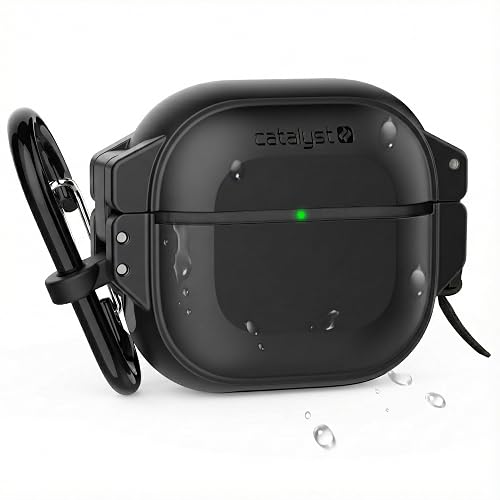 Catalyst Total Protection Case for Apple AirPods 4 - Waterproof (330ft) & 10ft Drop Proof AirPods 4 Case with Lock, Rugged Heavy Duty Cover