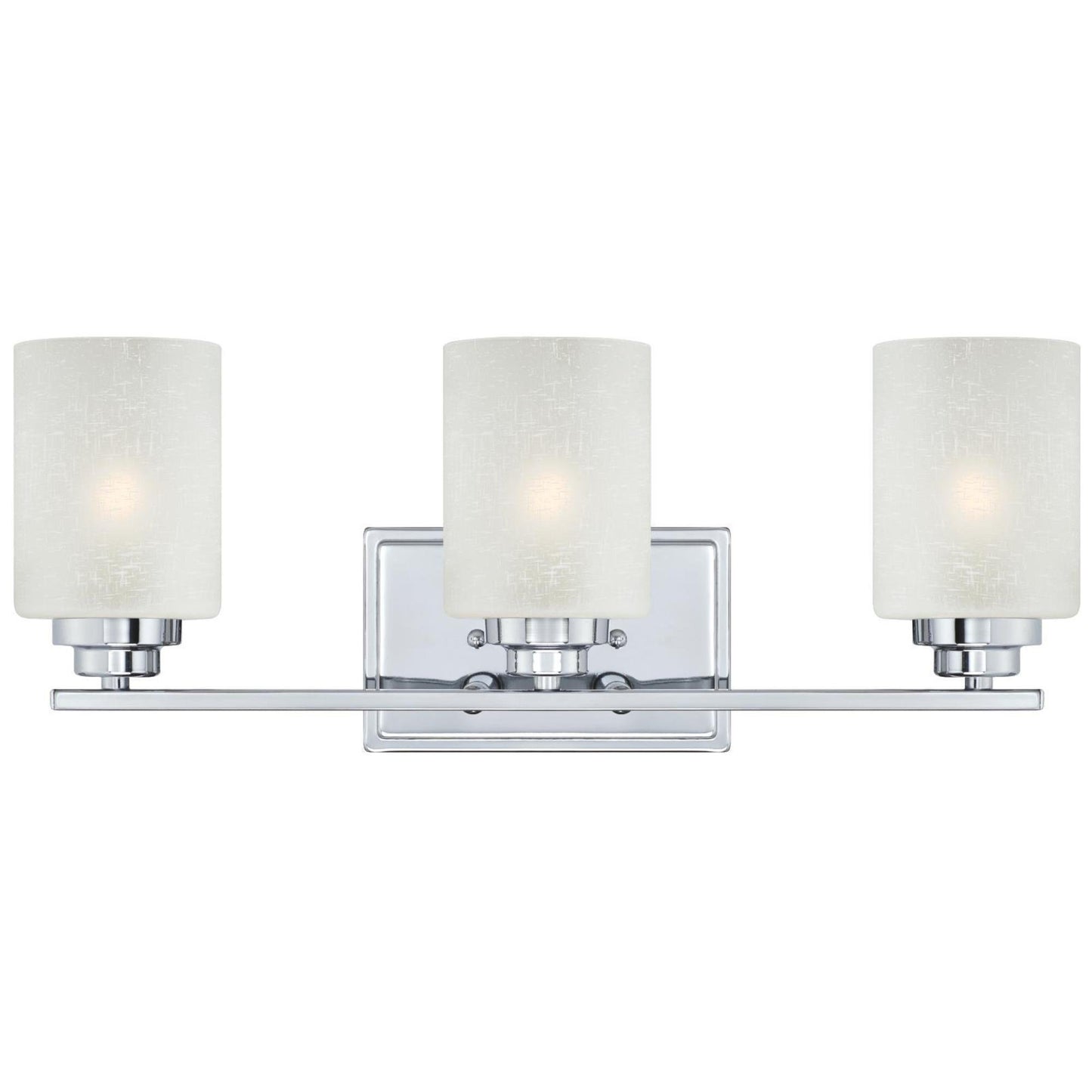 Westinghouse 63438B Hansen 3 Light Indoor, Chrome Wall Fixture