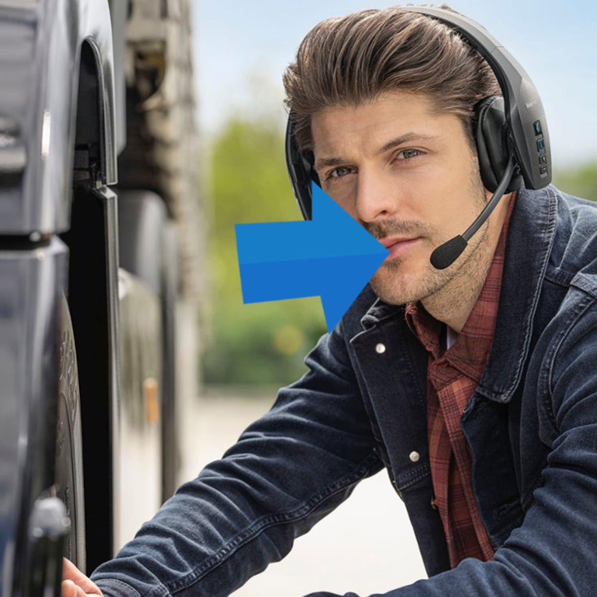 LEFXMOPHY for BlueParrott S650-XT Noise canceling Headset Microphone Blue Parrott Foam Pop Filter Windscreen Mic Cover Accessories, 3-Pack