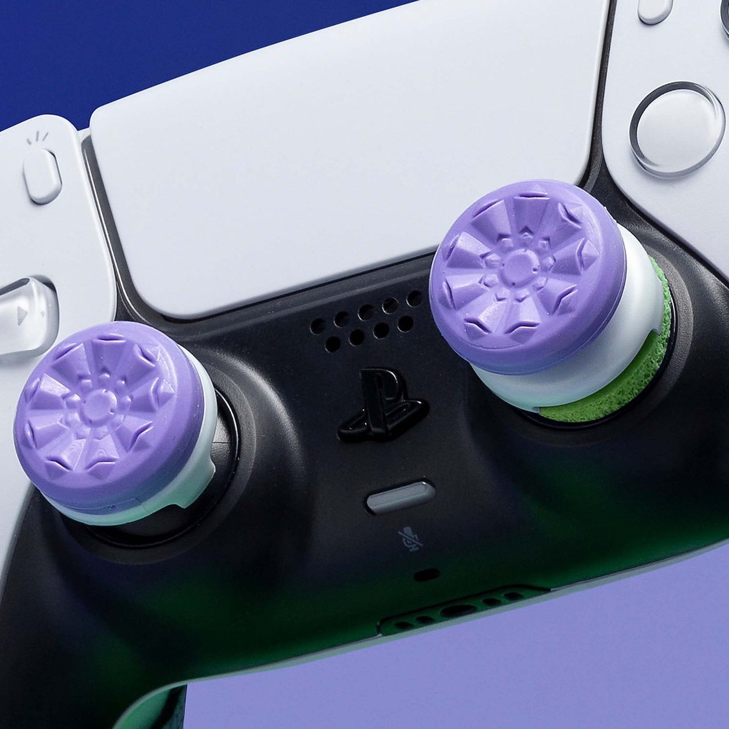 KontrolFreek Aim Boost Kit for PlayStation 5 (PS5) and PlayStation 4 (PS4) Controller | Includes Performance Thumbsticks and Precision Rings | Galaxy