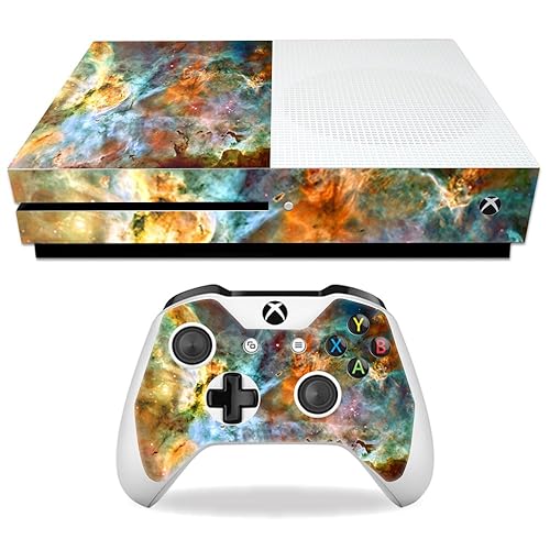 MightySkins Skin Compatible with Microsoft Xbox One S - Space Cloud | Protective, Durable, and Unique Vinyl Decal wrap Cover | Easy to Apply, Remove