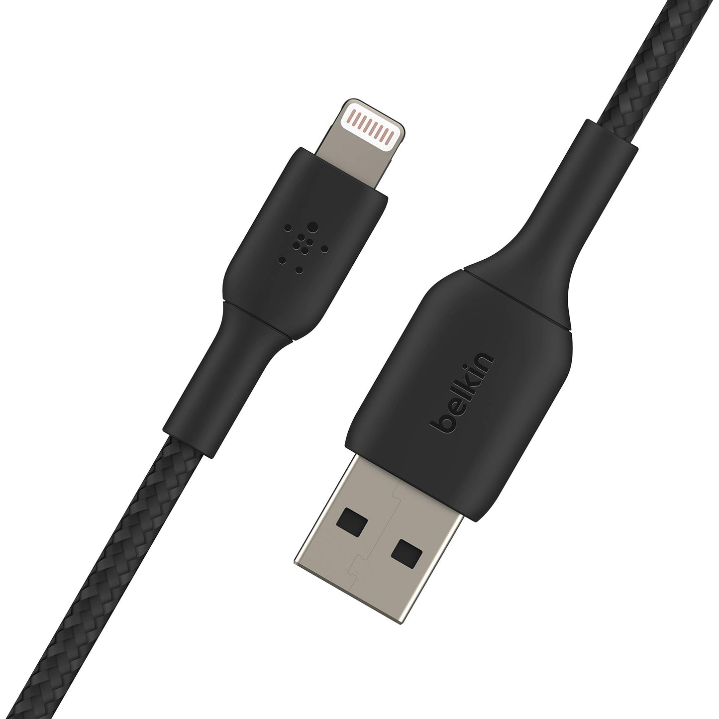 Belkin Braided Lightning Cable (Boost Charge Lightning to USB Cable for iPhone, iPad, AirPods)