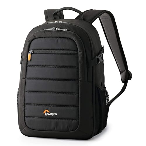 Lowepro Tahoe BP 150, Camera Bag, Lightweight Compact Camera Backpack for Cameras, CSC, DJI Spark Drone, Black, 27.5 x 21.7 x 40.3 cm, Medium