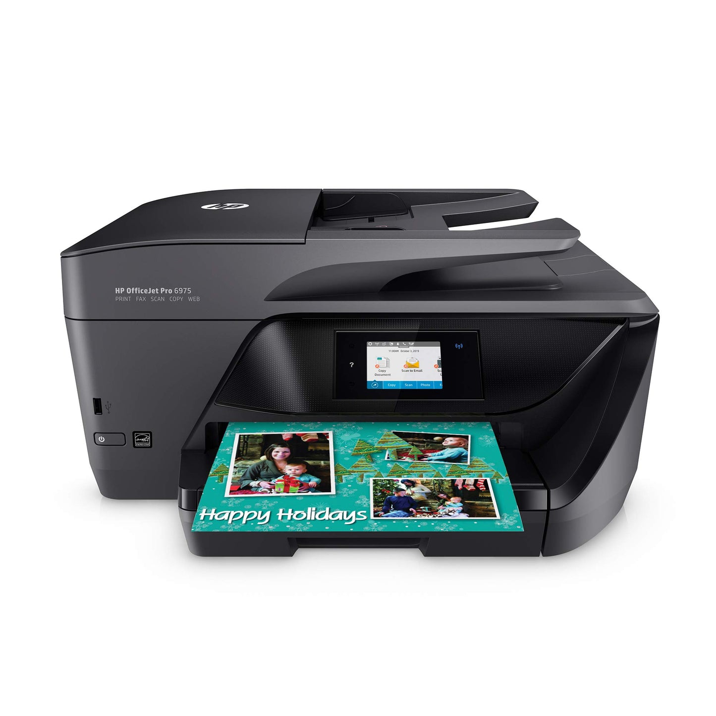 HP OfficeJet Pro 6975 All-in-One Wireless Printer, Double-Sided Print and Scan, Instant Ink, Works with Alexa (J7K36A)