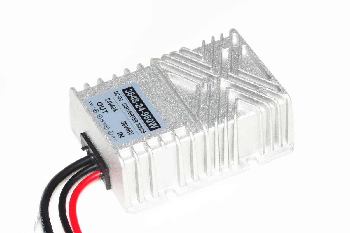 KNACRO 48V 60V (40-60V) to 24V 40A 960W DC-DC Waterproof Boost Converter Automatic Step Down Voltage Regulator Module Car Power Supply Voltage(24V…