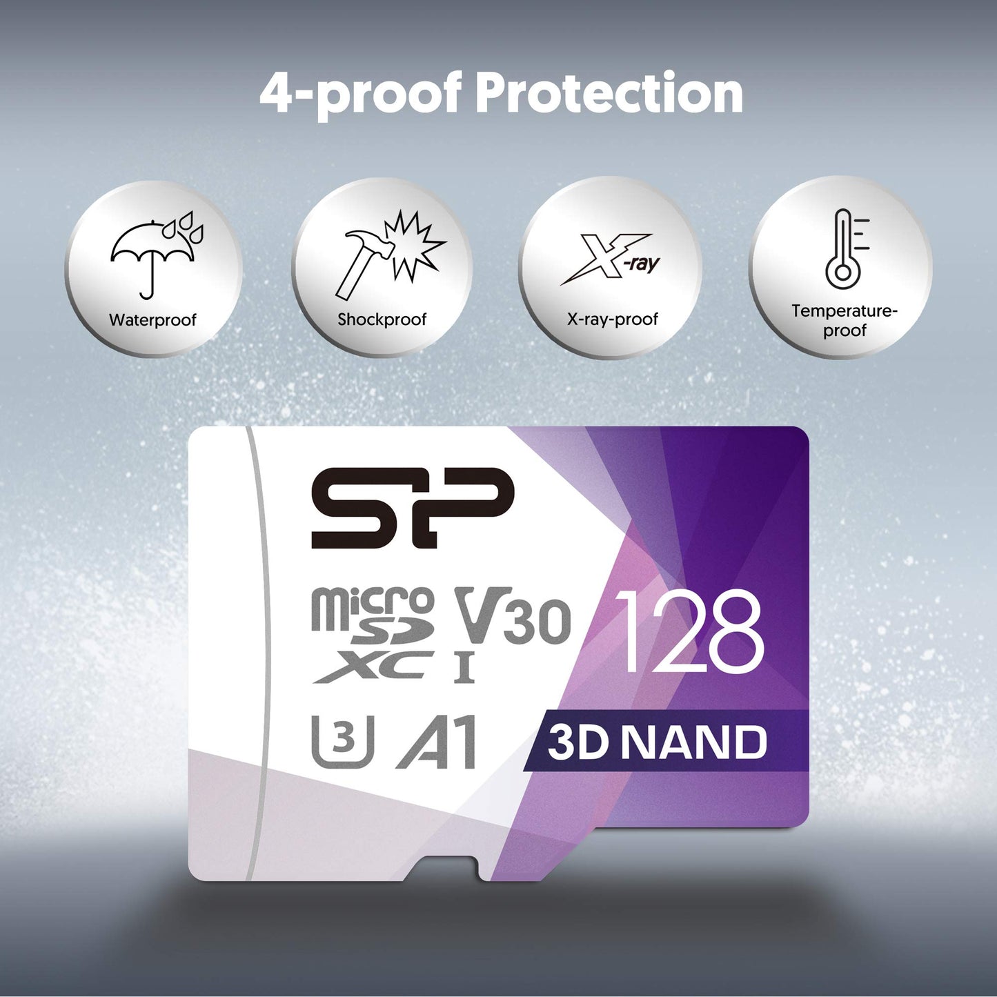 Silicon Power 64GB 3D NAND High Speed MicroSD Card with Adapter