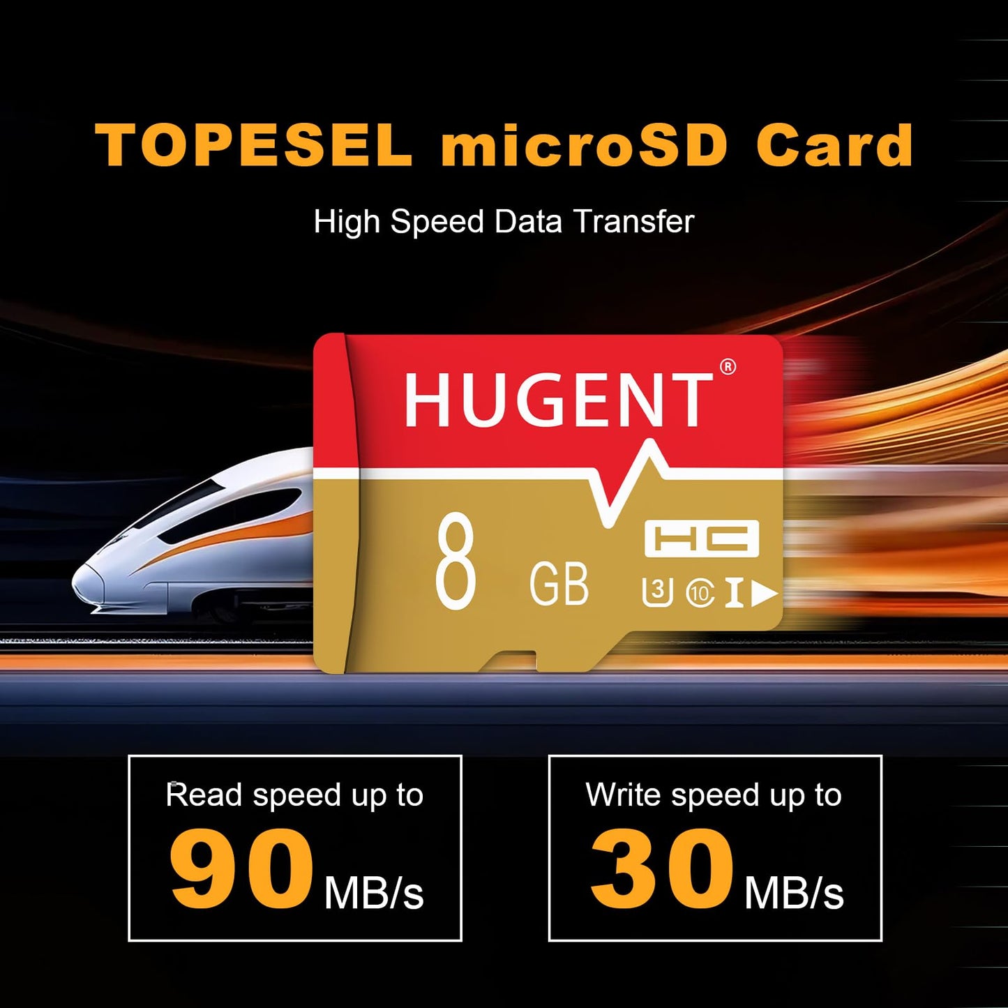 2 Pack SD Card 8GB with Adapter, High Speed Micro SD Card, UHS-I C10 A1 Memory Card for Drone/Tablet/Mobile Phone/Camera/Car Audio/Game Console (8GB)
