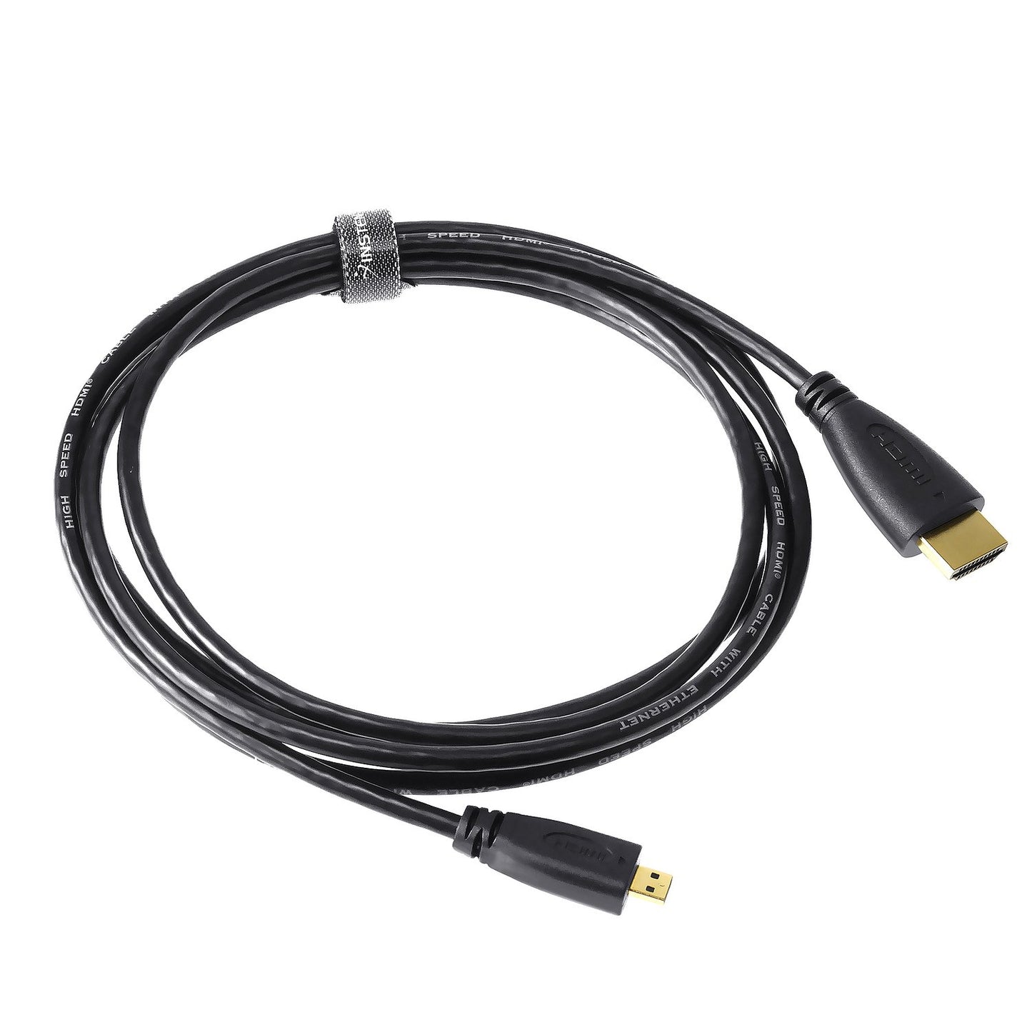 Mizar Gold Plated High Speed Micro HDMI Male to High Speed Standard HDMI Male Cable for Verizon LG Revolution (6 feet)
